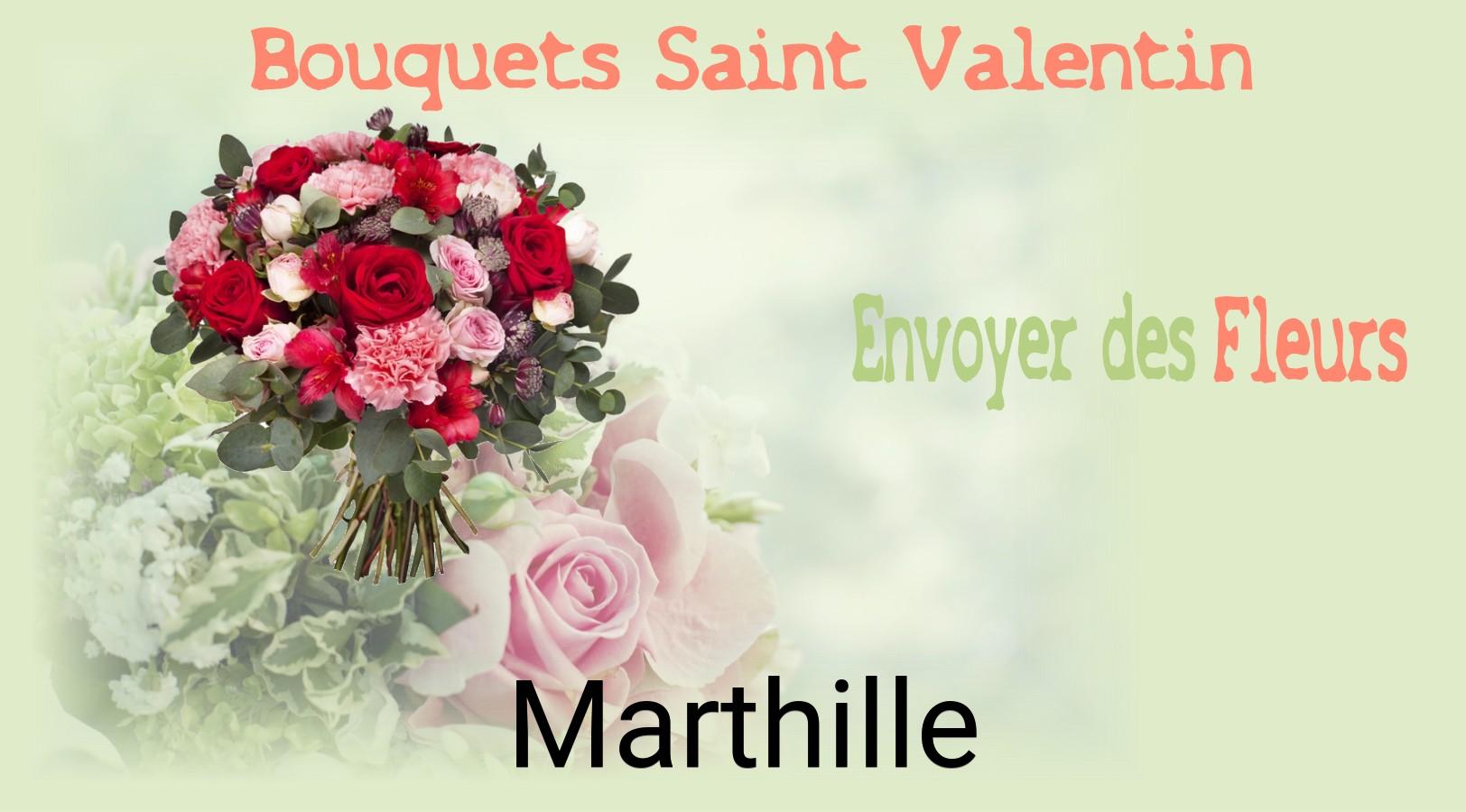 Roses de Saint-Valentin livrées à Marthille